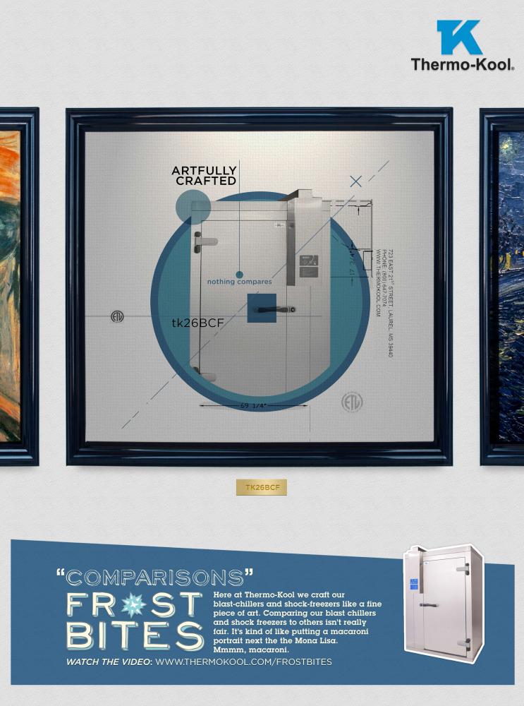 Thermo-Kool Frost Bites Comparisons print ad.