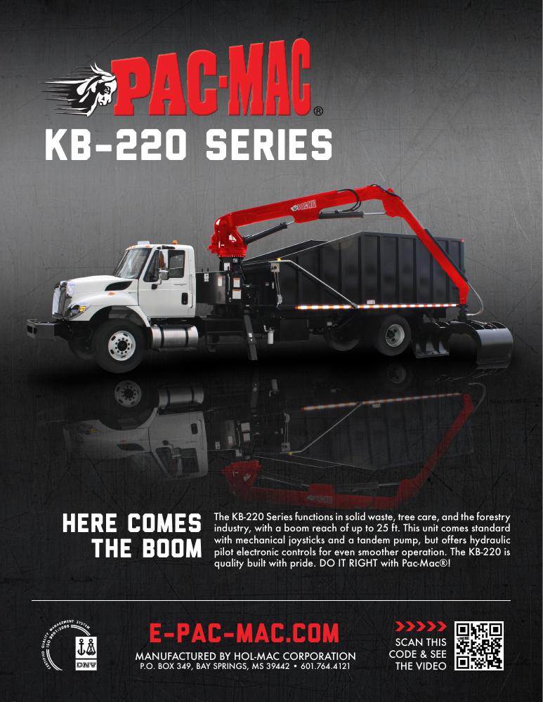 Pac-Mac KB-220 Series product sheet with the headline Here Comes the Boom.